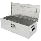 30"x14" Silver Aluminum Tool Box Truck Bed Underbody Trailer pickup Storage+lock