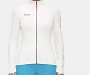 Mammut Eiswand Guide ML Midlayer Jacket Women's L Large (White) New with Tags