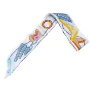Hermes Twilly Chevaloscope Neon Pointy CHEVALOSCOPE NEON Spring Summer 2023 Orch