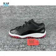 Nike Air Jordan 11 AJ11 Retro Low TD Toddler Bred Red White Shoes FV5120-006