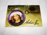 2015 Benchwarmer MELISSA RISO Holiday #73 Gold ORNAMENT Auto PLAYBOY Doritos Hot