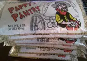 LOT of 6 Pappy's Pantry lentils, 16oz EA (BEST BY 10/25 and/or 11/25) 6 lb total