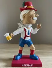 HERMAN Queen City Brewing Co. Maryland OLD GERMAN LAGER Mascot Bobblehead NIB!