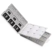 ELECOM memory card case SD case plastic SD18 sheet + microSD18 Holds White NEW