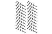 20PK D.Line Lacquered Wooden Chopstick Dinnerware Food Noodles Utensil Black