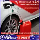 Battery Powered Fuel Transfer Pump Petrol Diesel Oil Fluid Water Fast Transfer