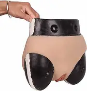 [ZSWN] Fake Silicone Panties Men's Hiding Gaff Panty False Pussy Boxer Camel Toe Control Thong for Crossdresser Transgender