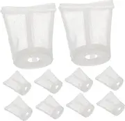 BUGUUYO 10pcs Fine Mesh Paint Sprayer Filters Replacement Strainer for Airless Sprayer Durable Mesh Design for Project Spraying and More