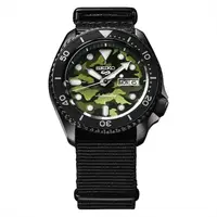 在飛比找PChome24h購物優惠-【SEIKO】精工 5 Sports 迷彩款 SRPJ37K