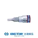 【KING TONY 金統立】專業級工具1/4 DR.一字起子頭套筒5.5mm(KT203255)