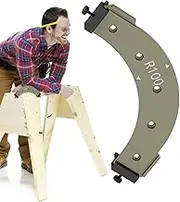 Curved Chamfer Auxiliary Trimming Tool - Precise Corner Router Templates | Lightweight High-Strength Routing Tool for Internal and External Use