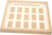 JOINPAYA School Years Photo Frame Collage Durable School Picture Frame Home Decoration for Memories Photo Holder