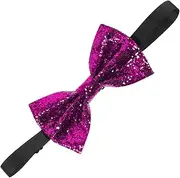 [MOBUTOFU] Bow Tie Sparkling Adjustable Pre-tied for Men for Party Men Decorative Tuxedo Glitter