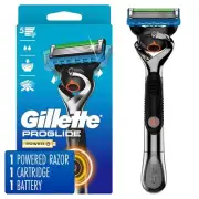 Gillette Fusion5 ProGlide Power Men's Razor, Handle & 1 Blade Refill