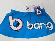 BANG ENERGY REVOLUTION GAMEDAY ATHLETIC SKIRT SKORT BLUE WOMENS MEDIUM NEW