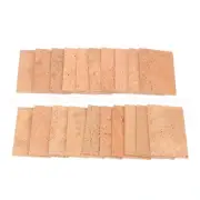 20PCS Professioanl Natural Sax Saxophone Neck Cork Sheet For Saxophone 2mm