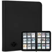 Card Binder for Trading Cards - 9 Pocket Zip MTG Binder with 432 Side Loading Po