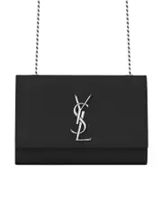 Saint Laurent Kate Small Chain Bag in Grain de Poudre Embossed Leather
