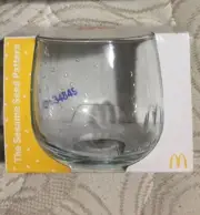 McDonalds Cups THE SESAME SEED PATTERN Wobbling Glass 50 Years Coke Maccas