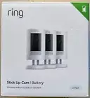 3 Pack Ring Stick Up Cam 3rd Gen Home Security Camera with Battery Wire Free