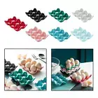 6 Holes Egg Tray Holder Non-Slip Refrigerator Egg Storage Container for Drawer