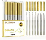 DOOHALO Metallic Pens Gold Silver Marker for Cricut 3/Maker/Explore 3/Air 2/Air Machine 1.0 Medium Point Tips for Drawing Writing