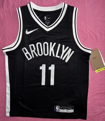 NBA Brooklyn NETS #11 Irving Black Jersey *KIDS MEDIUM* QLD Seller
