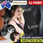 Car Seat Headrest Pad Memory Foam Pillow Head Neck Rest Support Cushion Mat AU