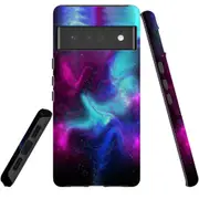 For Google Pixel 6 Pro Case Tough Protective Cover Abstract Galaxy