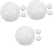 VICASKY 3sets Roulette Beads Prop Set of Round Beads for Roulette Wheel Enhance Your 3pcs*3