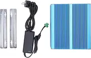 NDNCZDHC Fanless Mini PC, Fanless Industrial Control Computer Dual Core Multifunctional Mini Industrial PC 100‑240V for 6Axes Robots Equipment(AU plug)