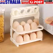 3 Layer Foldable Egg Storage Box Egg Holder Storage Box Container Refrigerator