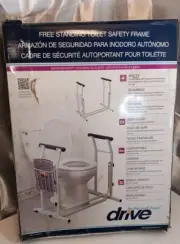 Adjustable Handrails Stand Alone Toilet Rails Safety Frame for Toilet Seat