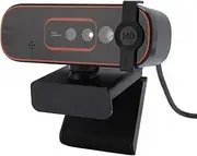 Webcam with Microphone and Private Cover, HD 1080P Web Computer Camera, USB Plug and Play, Facial Recognition, Auto Focusing, for Teams, Conferencing and Video Calling