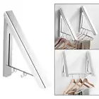 Folding Clothes Hanger Wall Mounted Laundry Room Organizer Drying Rack