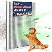 16x20x1 Electrostatic Air Filter - Reusable & Washable Furnace Filters for HVAC AC Systems - Aluminum Construction, Last a Lifetime - Filters Replacement for Home and Office Use