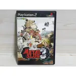 {哈帝電玩}~PS2 原版遊戲 越南大戰 3 METAL SLUG 3 日文亞版 光碟中刮 不影響讀取 有盒書~