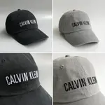 美國百分百【全新真品】CALVIN KLEIN 男帽 棒球帽 遮陽帽 配件 老帽 LOGO 帽子 CK 黑/灰 AE78