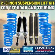 2 - 3 Inch Adjustable Lift Kit Shocks Lovells Coil for Nissan Navara NP300 D23