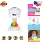 Portable Electric Snow Cone and Shaved Ice Machine - Easy to Clean and Compact