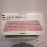 For Ipad Logitech K380 Multi-Device Bluetooth Keyboard Pink Color Amazing Model