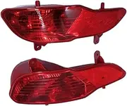 DEMULAX Automotive Rear Bumper Reflector Lights, For Peugeot, 5008 MK2,2016+ 9811982980 9811981980 Rear Bumper Fog Lights Turn Signal Corner Lights Rear Brake Light