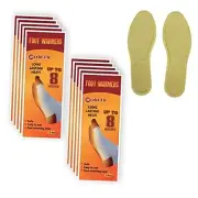 Disposable Insole Foot Warmers 7/10/16/40 Pairs Value Pack, Provide 12 Plus