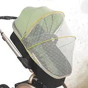 Stroller Net Cover, Protective Mesh Netting, 55.12x21.65in Breathable Lightweight Design, Authentic Protection, Full Coverage Tent for Outdoor Travel and Crib Use