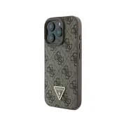 Guess 4G Diamond Edition Phone Case for iPhone 16 Pro - Brown