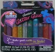 Elmer's Classic Glitter Glue Pens (Pack of 10) E199
