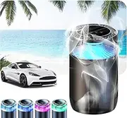 Starstartree Spray Car Aroma 360 Diffuser, Cherry Blossom & Sea Breeze Scent, USB Powered, Auto On/Off, Cylindrical Shape