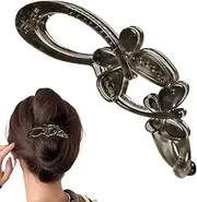 Twist Hair Clips - Ponytail Holder Clip,Portable Women Hairstyle Claws for Long Short Thin Fine and Thick Strands Styling