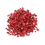 1 Bag Crushed Stone Filler Beautiful Wear Resistant Coloured Glaze Mini Chips Decorative Rocks for Home Red