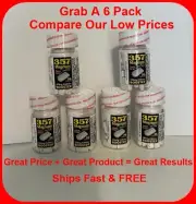 357 Super Magnum Energy Stimulant 200mg Caffeine 6 Bottles 36ct Tabs - Exp 3/26